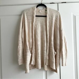Anthropologie Cream Knit Cardigan